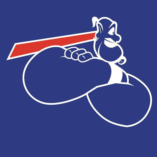 Buffalo Genies logo DIY iron on transfer (heat transfer)